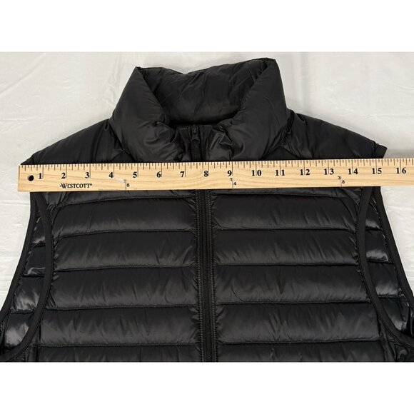 Uniqlo Ultralight Down Puffer Vest Women’s Small Black Full Zip Packable - Picture 11 of 13